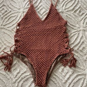 COPY - Acacia Florence Crochet One Piece swimsuit…